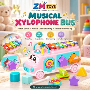 Huanger Baby Musical Xylophone Bus