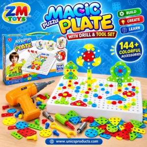 MAGIC PLATE WITH DRILL & TOOL SET