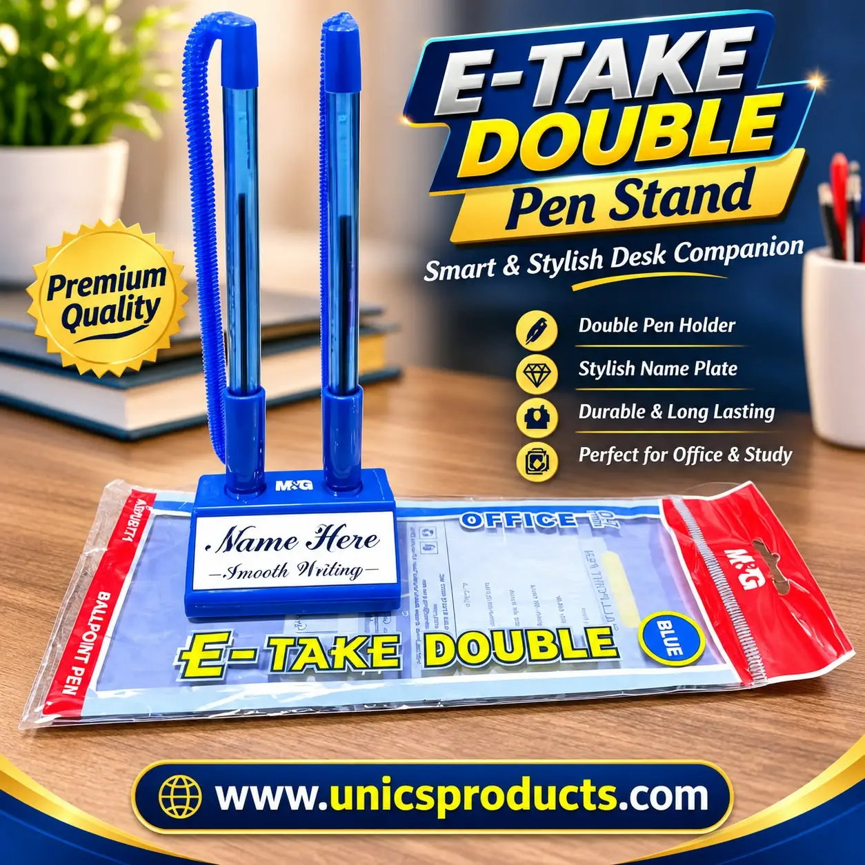 M&G E-Take Double Pen Stand