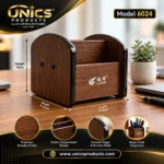 Premium Wooden Desk Organizer – Model 6024