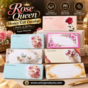 Rose Queen Money Gift Envelops - Pack of 20