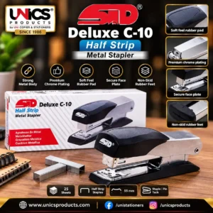 SDI Deluxe C-10 Half Strip Metal Stapler