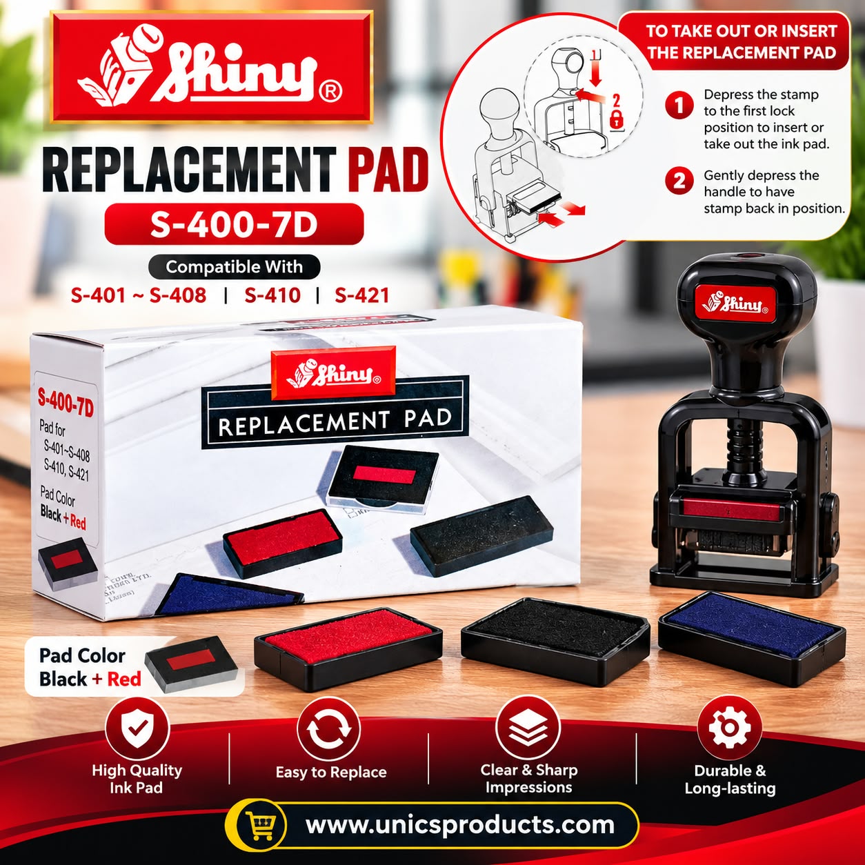 SHINY Replacement Pad – S-400-7D