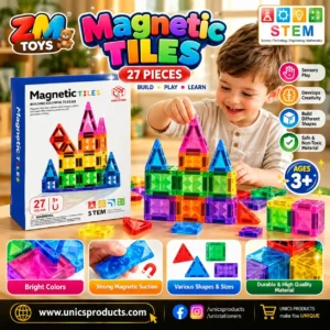 Stem Magnetic Tiles - 27 Pieces