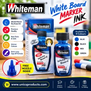 WHITEMAN Whiteboard Marker Ink – 120ml